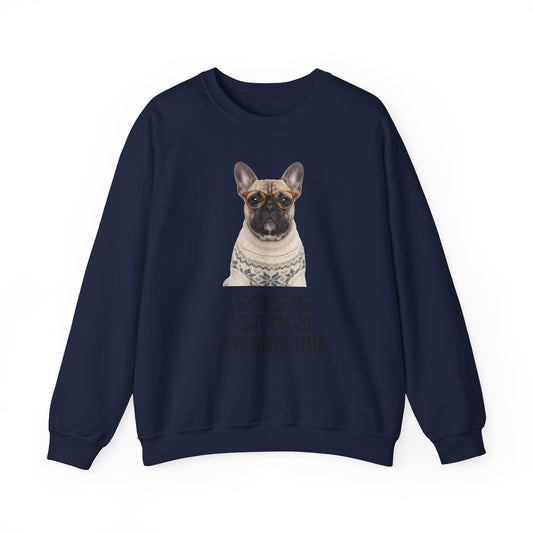 Frenchie Time French Bulldog Crewneck Sweatshirt