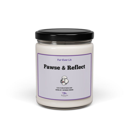 Paws and Reflect Scented Soy Candle - 9oz, Perfect Gift for Friends