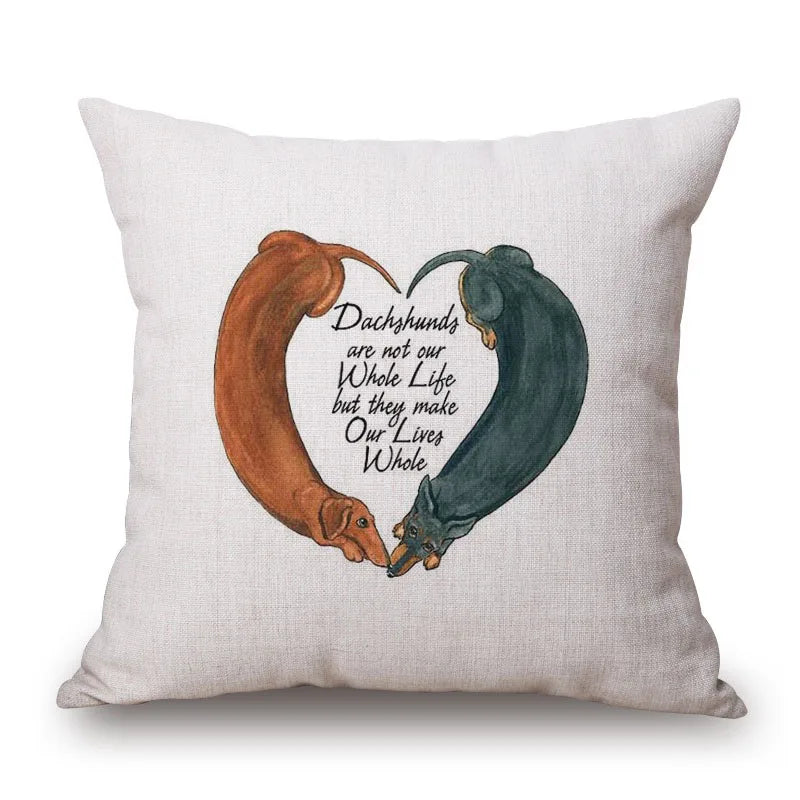 Dachshund Dog Cushion Covers