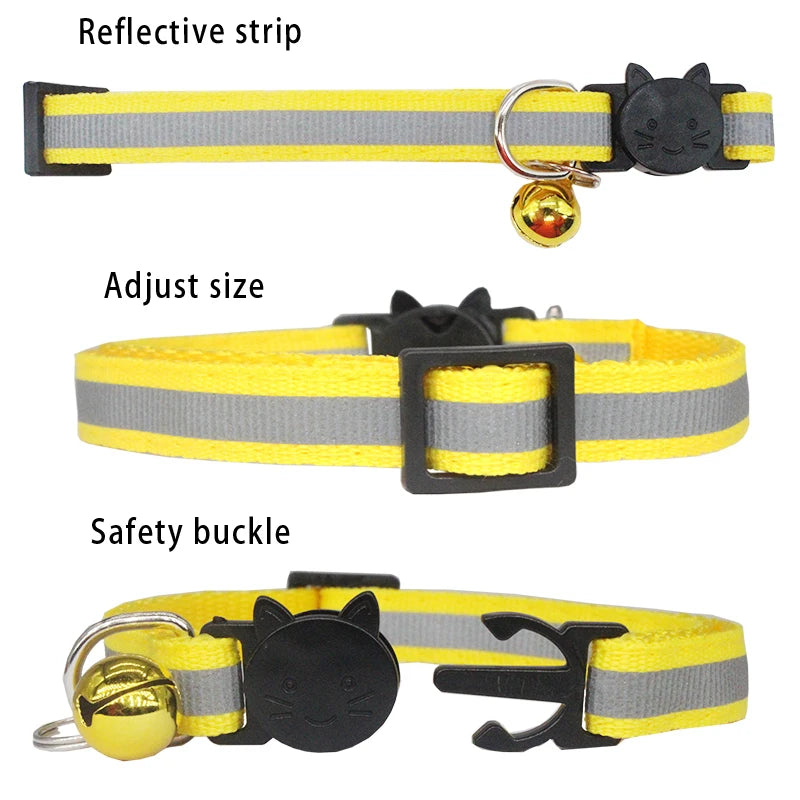 Custom Personalized Reflective Cat Collar