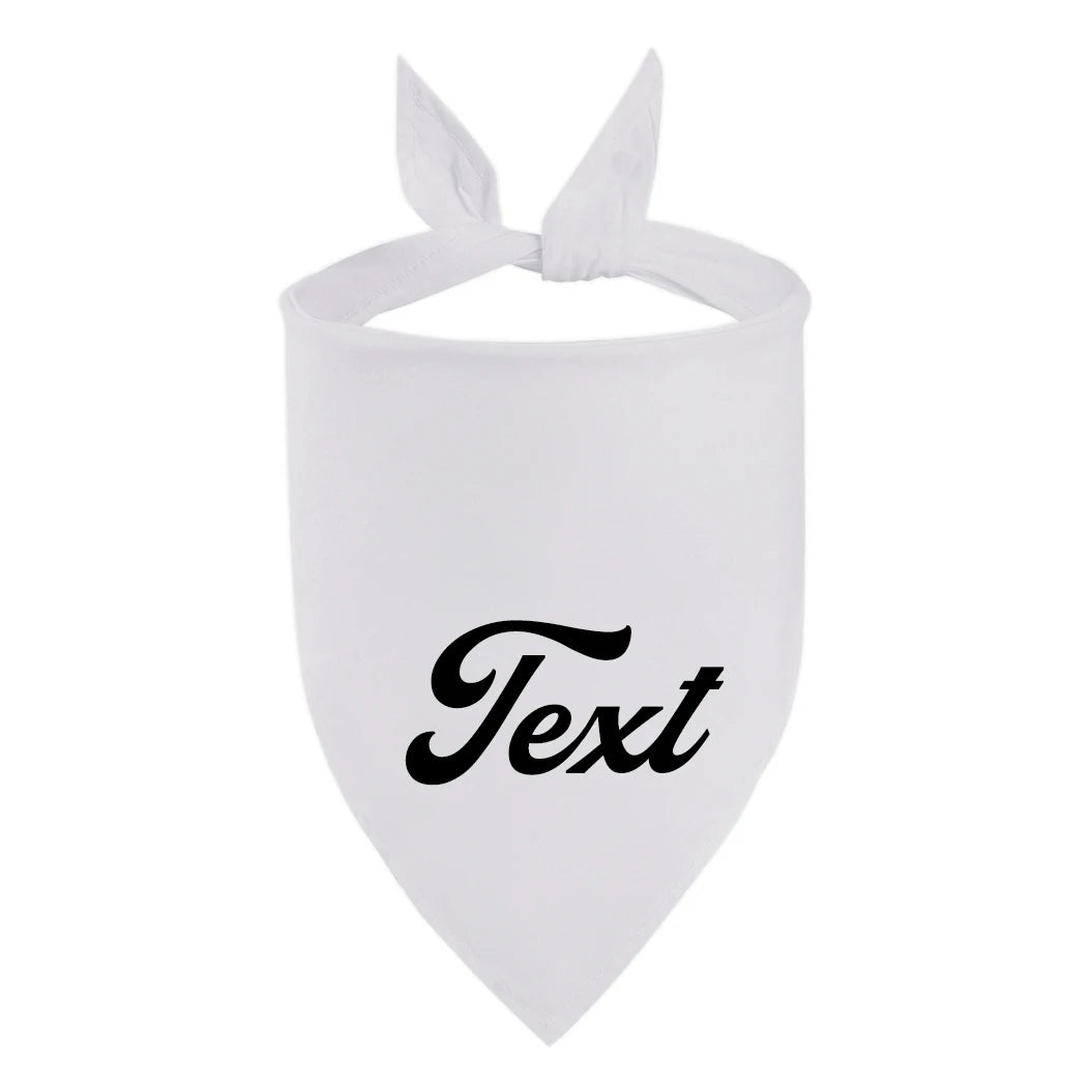 Customizable Dog & Cat Bandana
