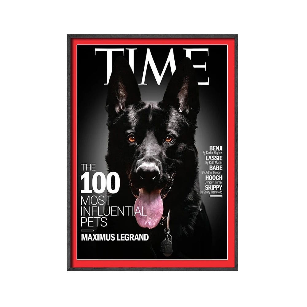 Custom Animals Magazine Dog Cat Pets Photo Fashion Poster