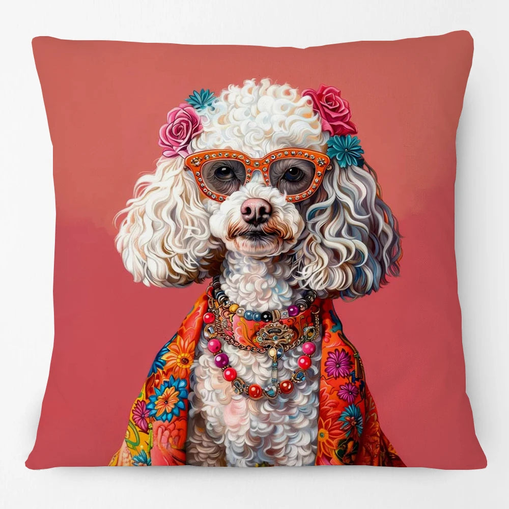 Cool Animals Portraits Cushion Cover