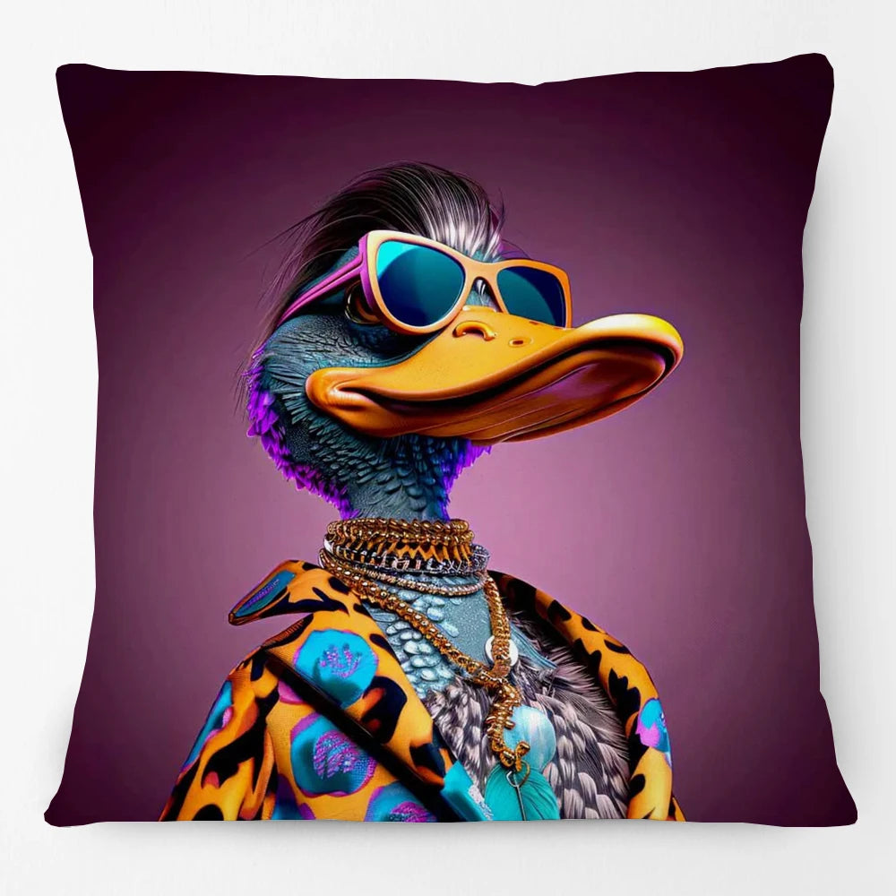Cool Animals Portraits Cushion Cover
