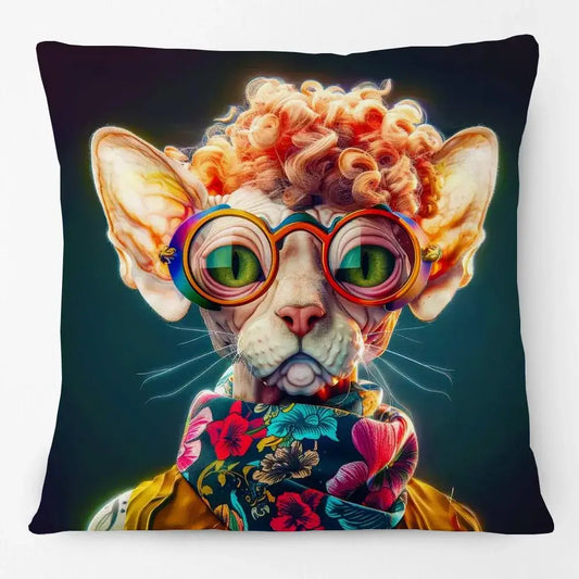 Cool Animals Portraits Cushion Cover