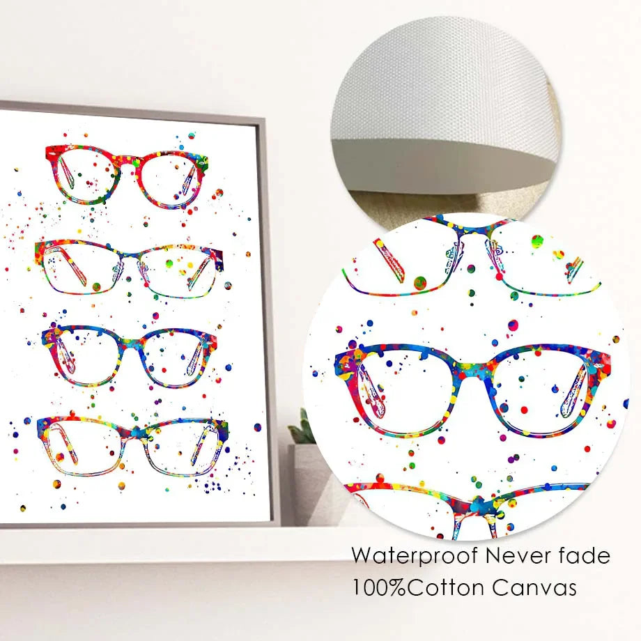 Vision Optometrist Eye Anatomy Doctor Optician Wall Art
