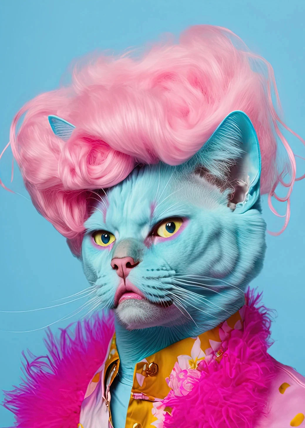 Animal's Gorgeous Cross Dressing Poster