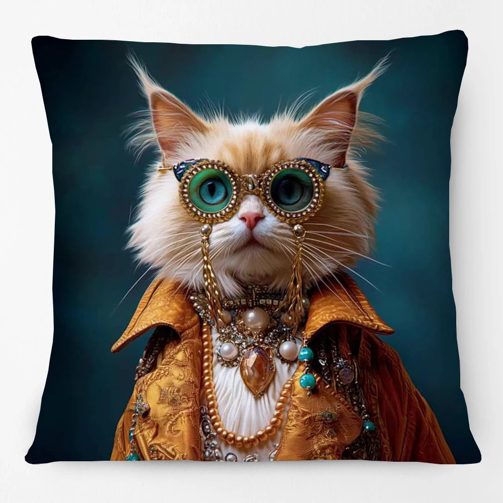 Cool Animals Portraits Cushion Cover