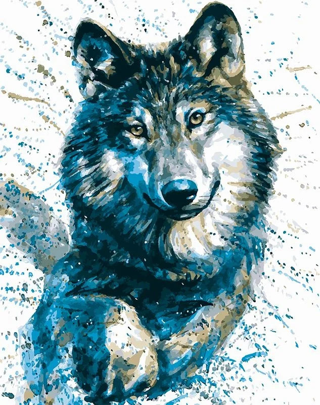 40x50cm Painting By Numbers Animals On Canvas