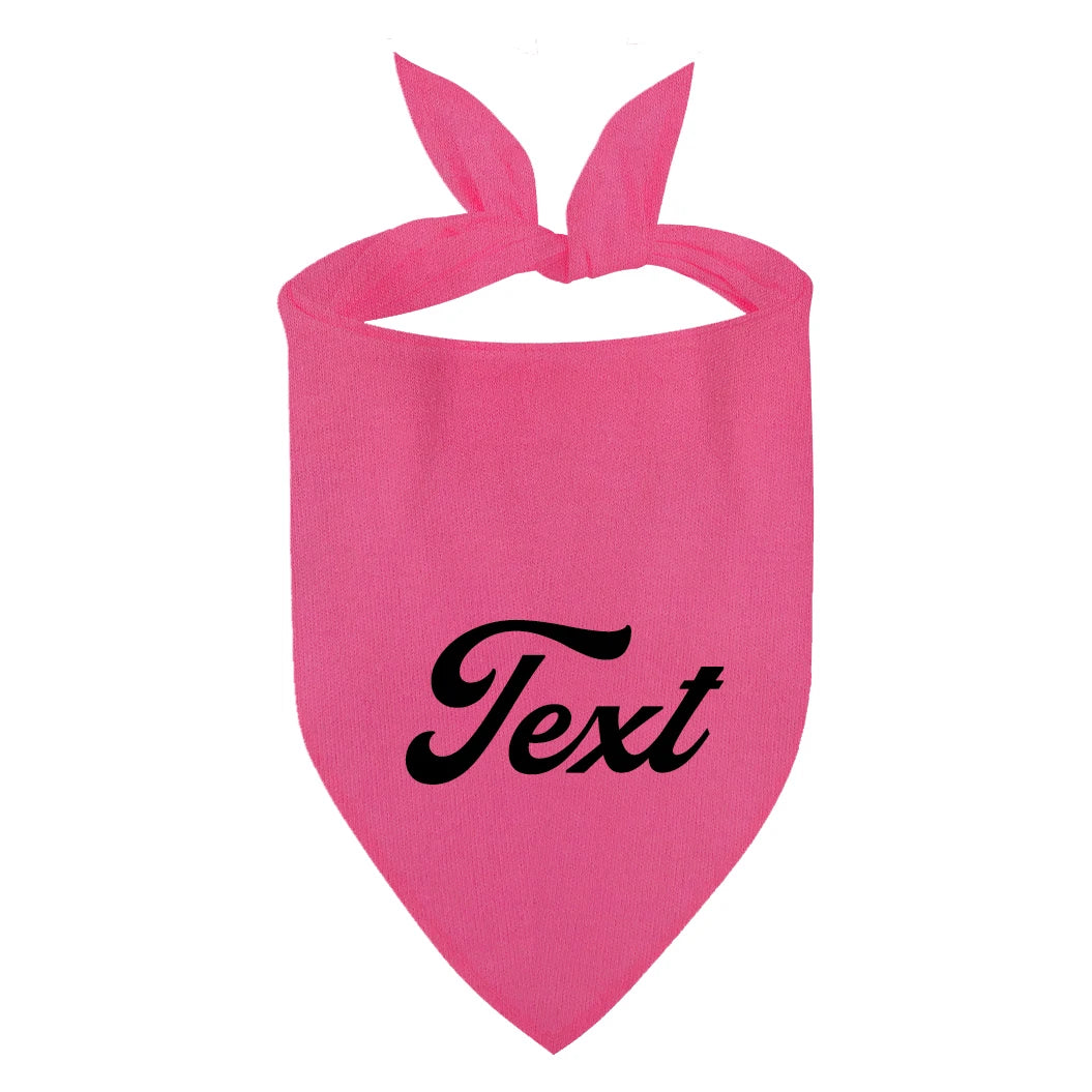 Customizable Dog & Cat Bandana