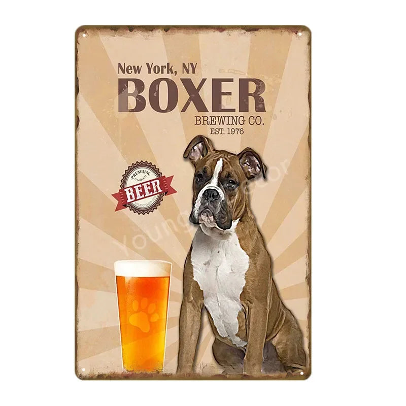 Funny Animals Pet Dogs Wall Decor Poster
