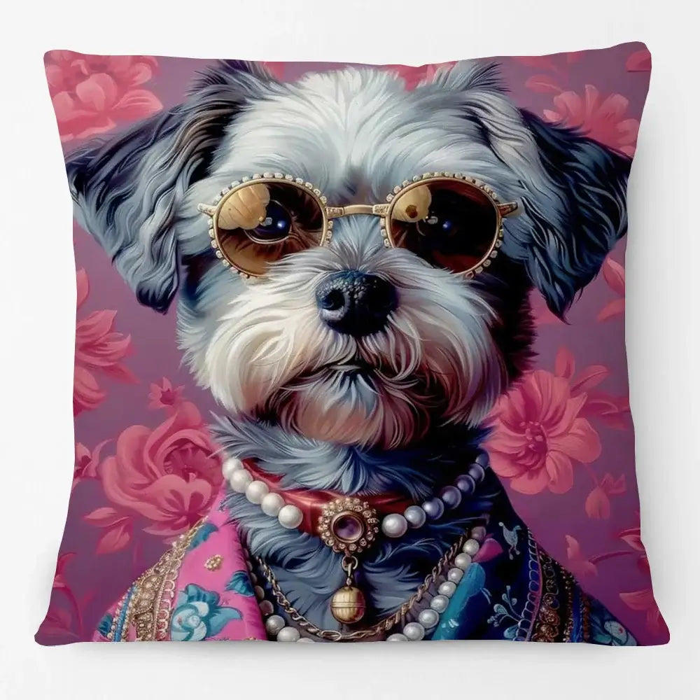 Cool Animals Portraits Cushion Cover