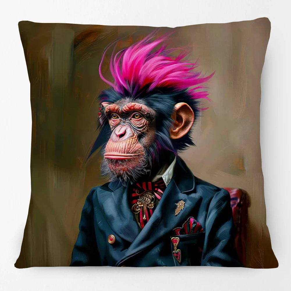Cool Animals Portraits Cushion Cover