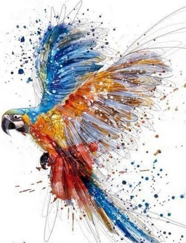 40x50cm Painting By Numbers Animals On Canvas