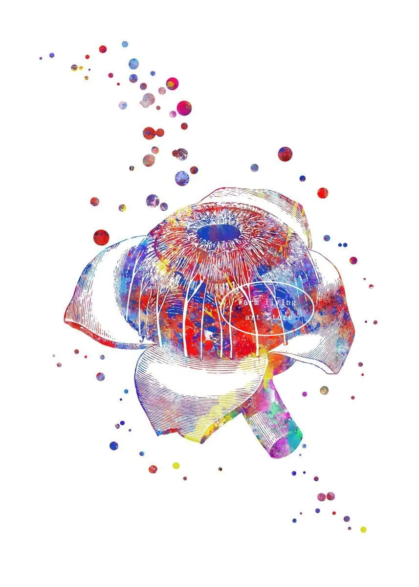 Optician human Eye Anatomy Art Canvas Painting