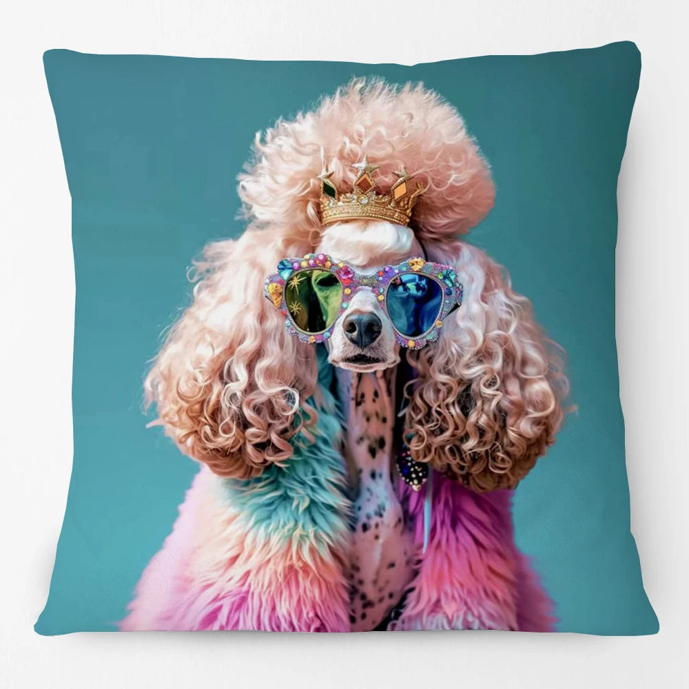 Cool Animals Portraits Cushion Cover