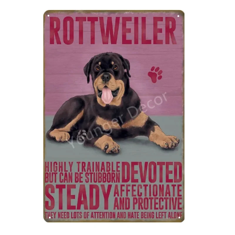 Funny Animals Pet Dogs Wall Decor Poster