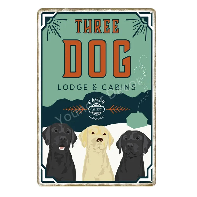 Funny Animals Pet Dogs Wall Decor Poster