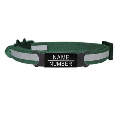 Custom Personalized Reflective Cat Collar