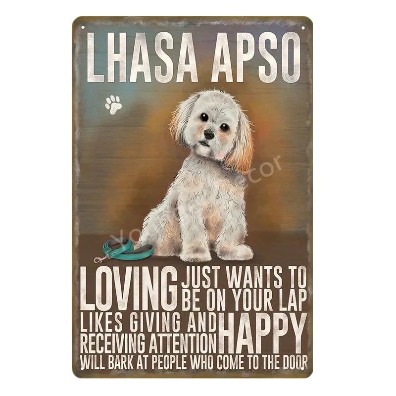 Funny Animals Pet Dogs Wall Decor Poster