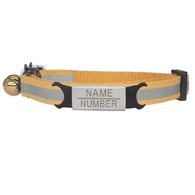 Custom Personalized Reflective Cat Collar