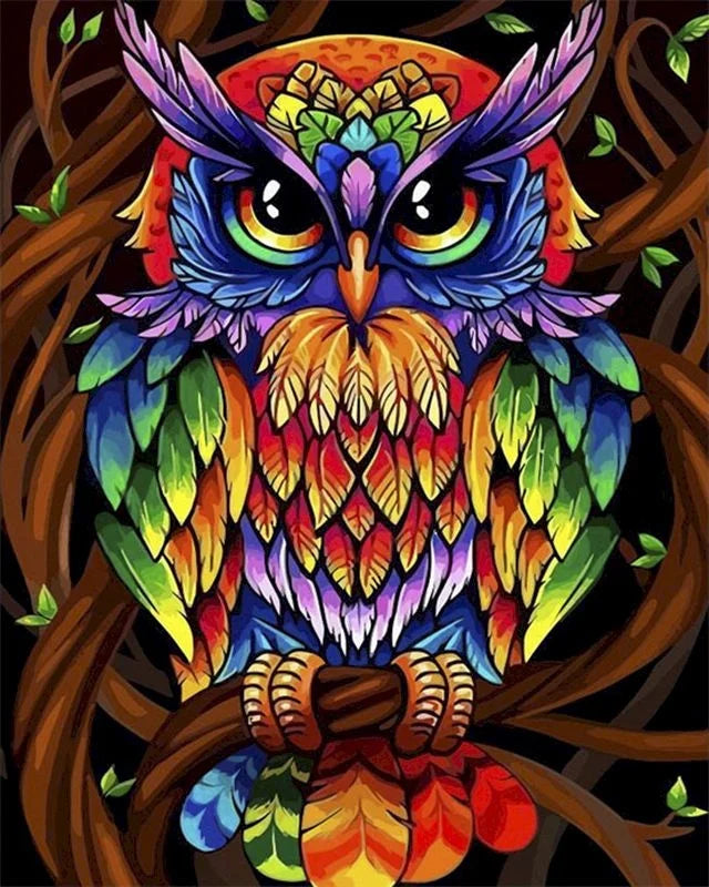 40x50cm Painting By Numbers Animals On Canvas