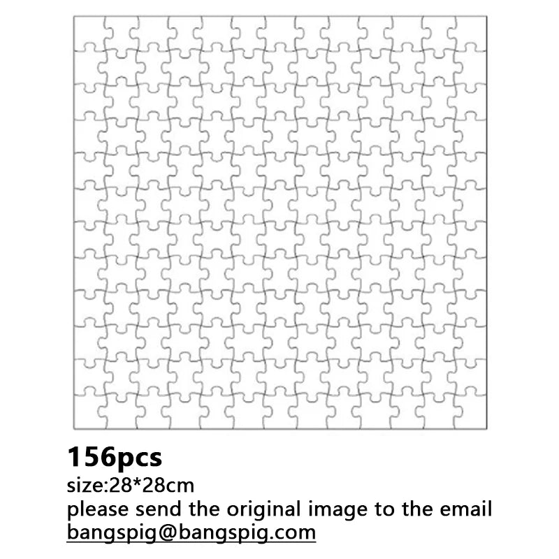 Photo Custom Wooden Personalized Square Puzzle