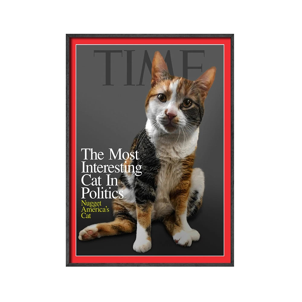 Custom Animals Magazine Dog Cat Pets Photo Fashion Poster