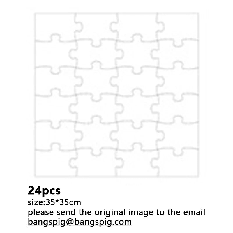Photo Custom Wooden Personalized Square Puzzle