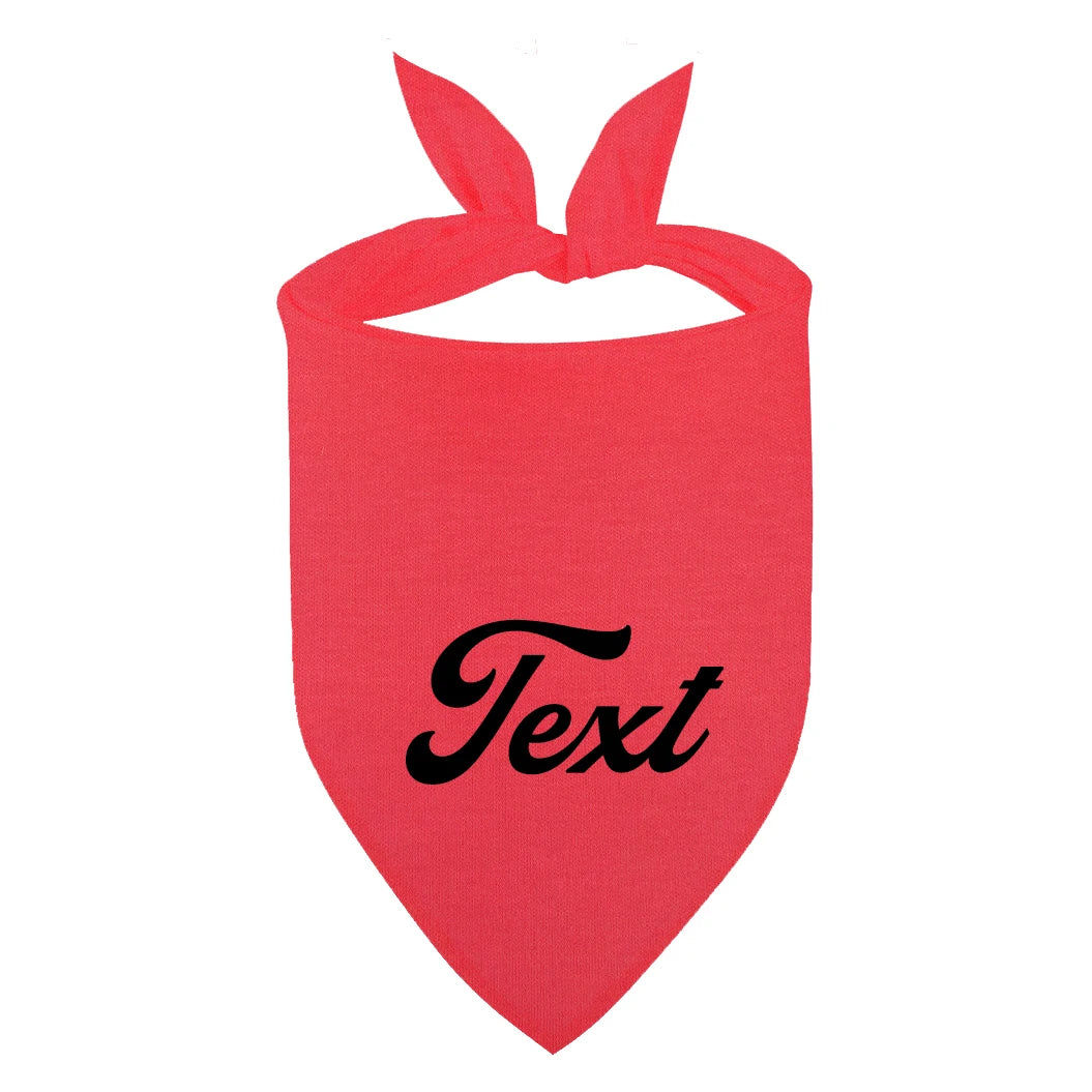 Customizable Dog & Cat Bandana
