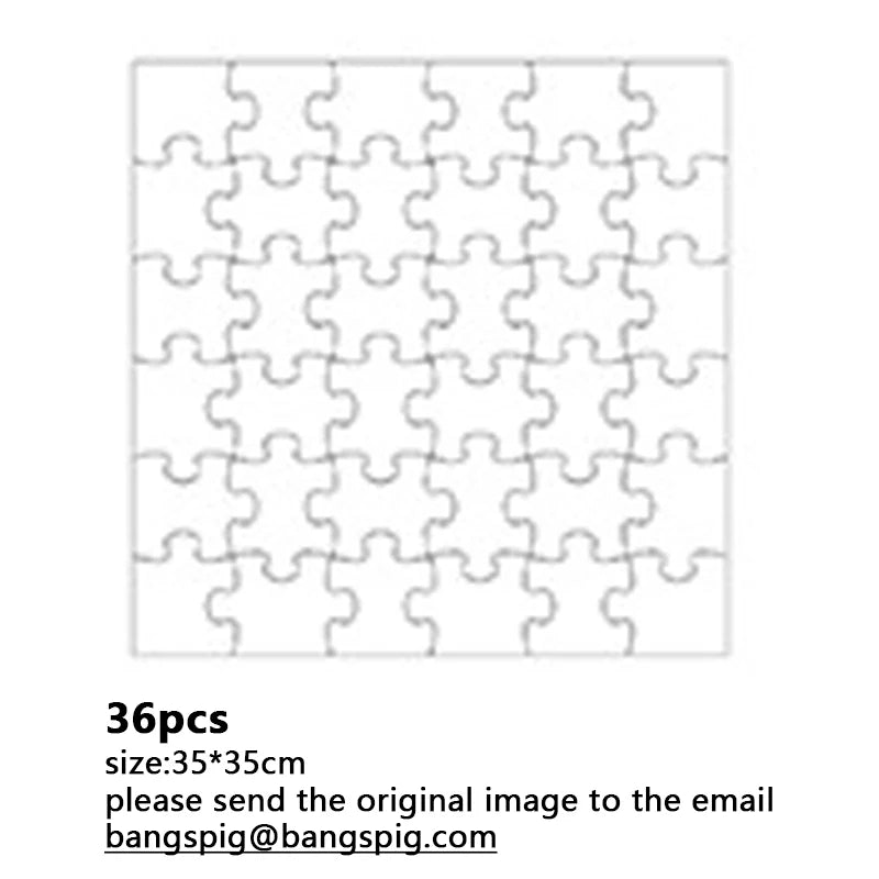 Photo Custom Wooden Personalized Square Puzzle