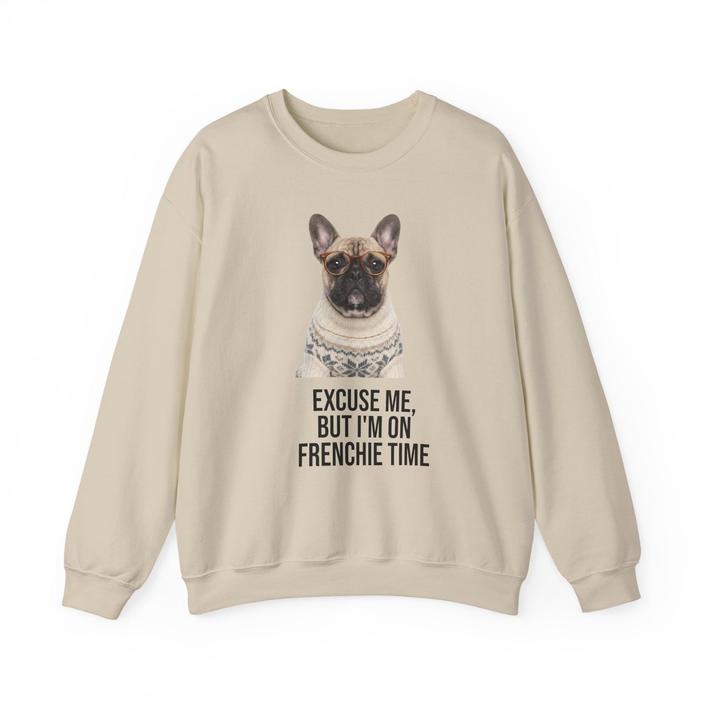 Frenchie Time French Bulldog Crewneck Sweatshirt