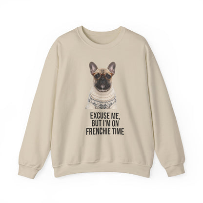 Frenchie Time French Bulldog Crewneck Sweatshirt