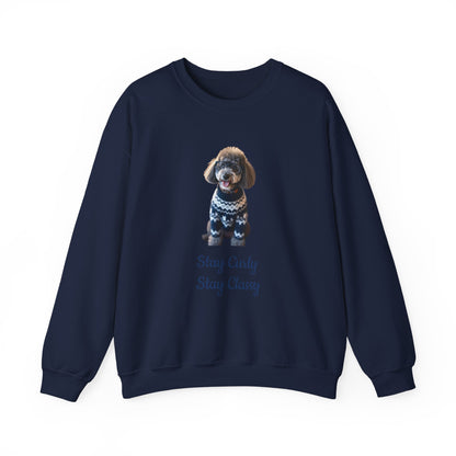 Stay Curly Stay Classy Poodle Sweatshirt