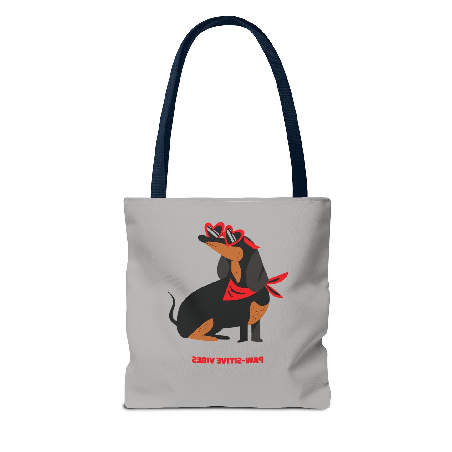 Custom Tote Bag - Paw-sitive Vibes AOP