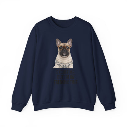 Frenchie Time French Bulldog Crewneck Sweatshirt