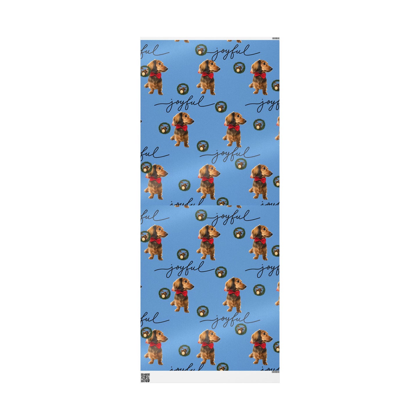Wrapping Paper - Dachshund Dog Holiday Drum Kit Design