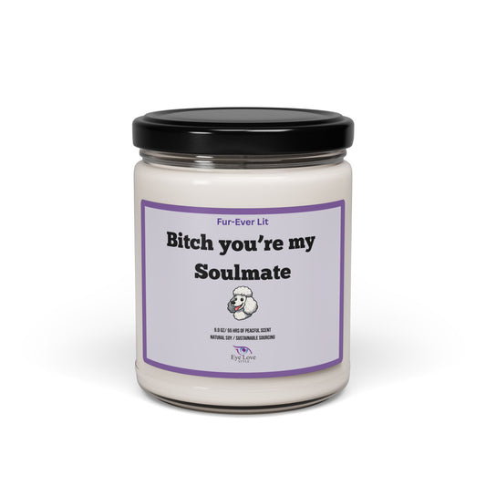 Soulmate Scented Soy Candle - 9oz, Perfect Gift for Friends