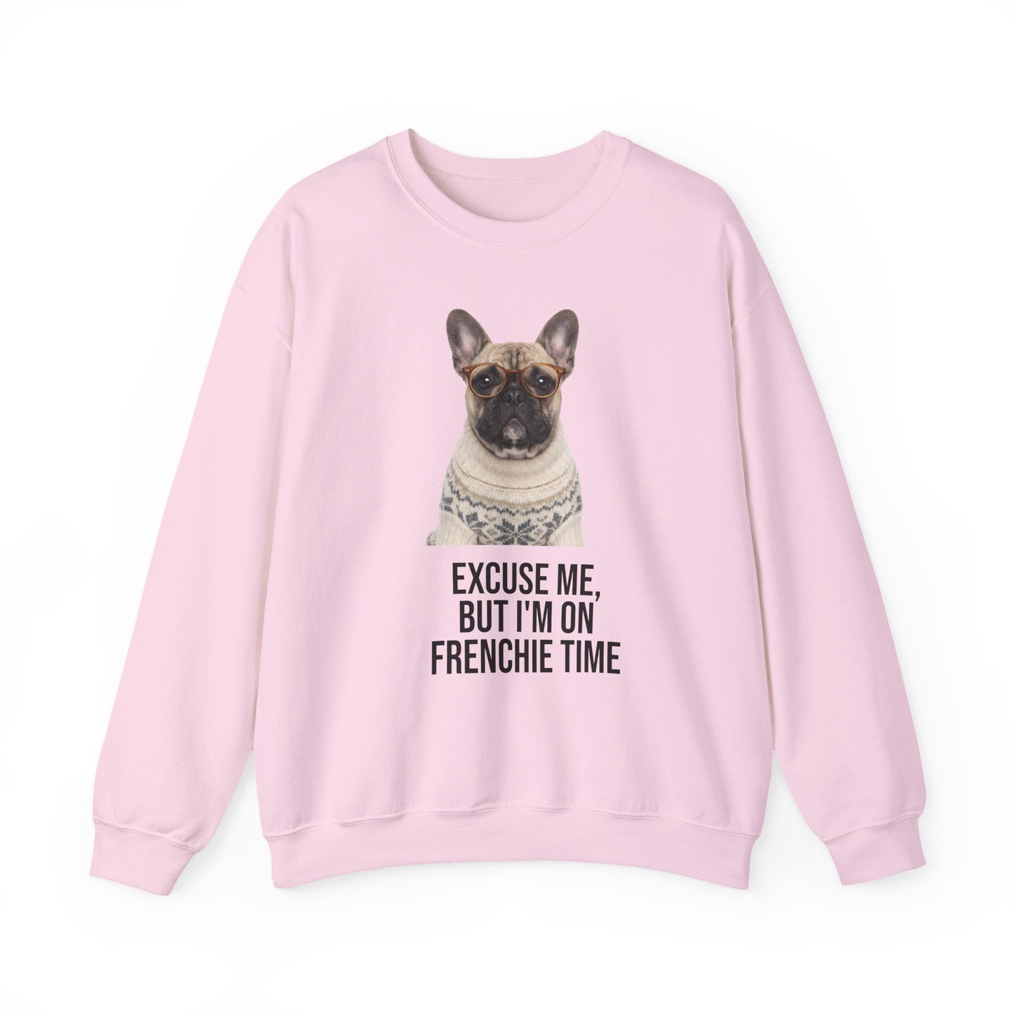 Frenchie Time French Bulldog Crewneck Sweatshirt