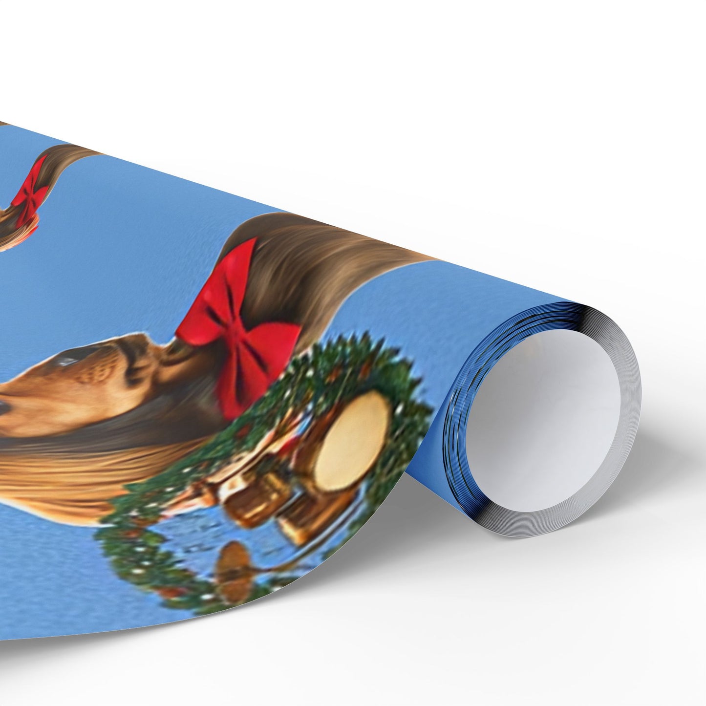 Wrapping Paper - Dachshund Dog Holiday Drum Kit Design
