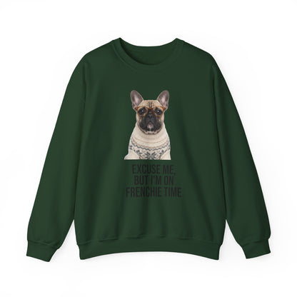 Frenchie Time French Bulldog Crewneck Sweatshirt