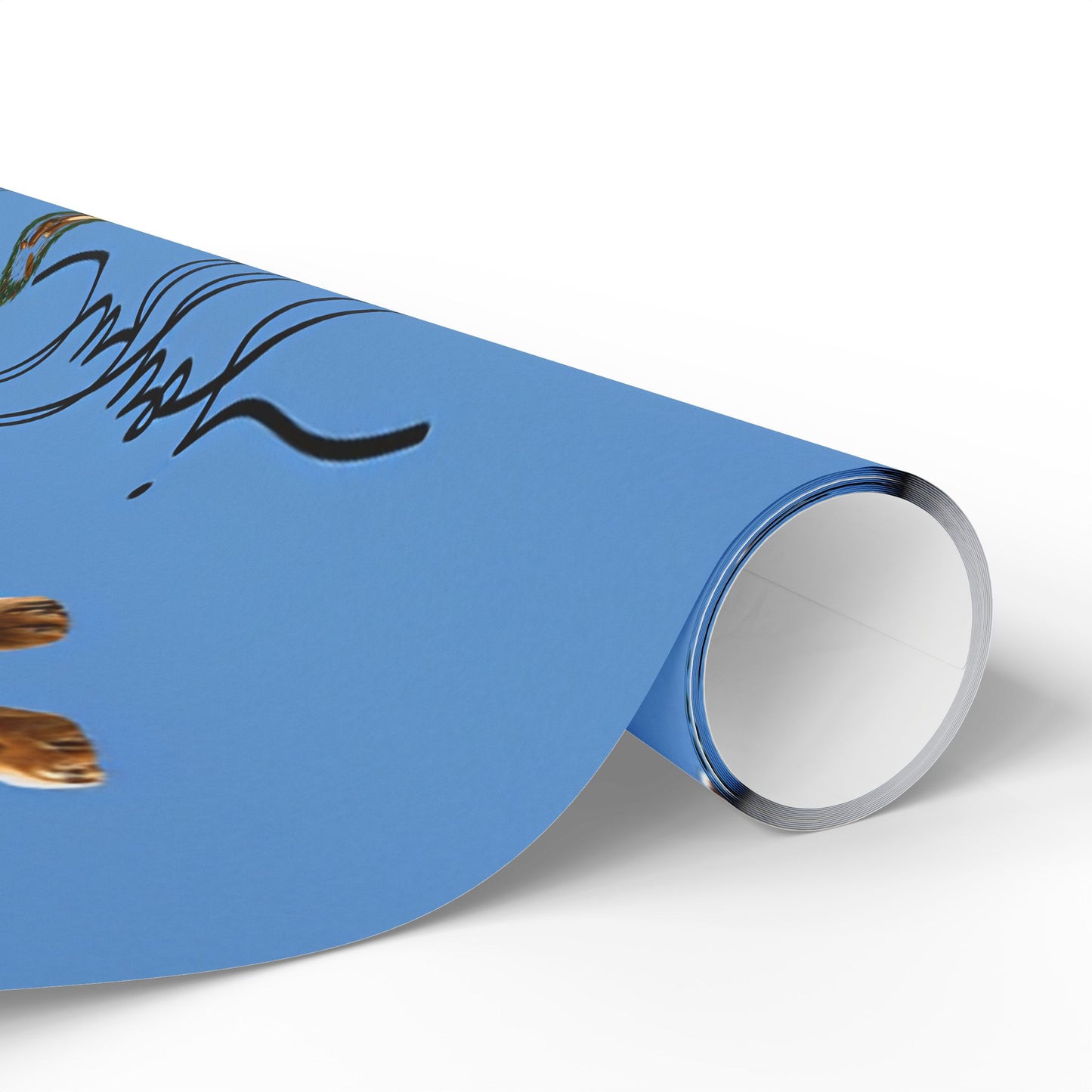 Wrapping Paper - Dachshund Dog Holiday Drum Kit Design