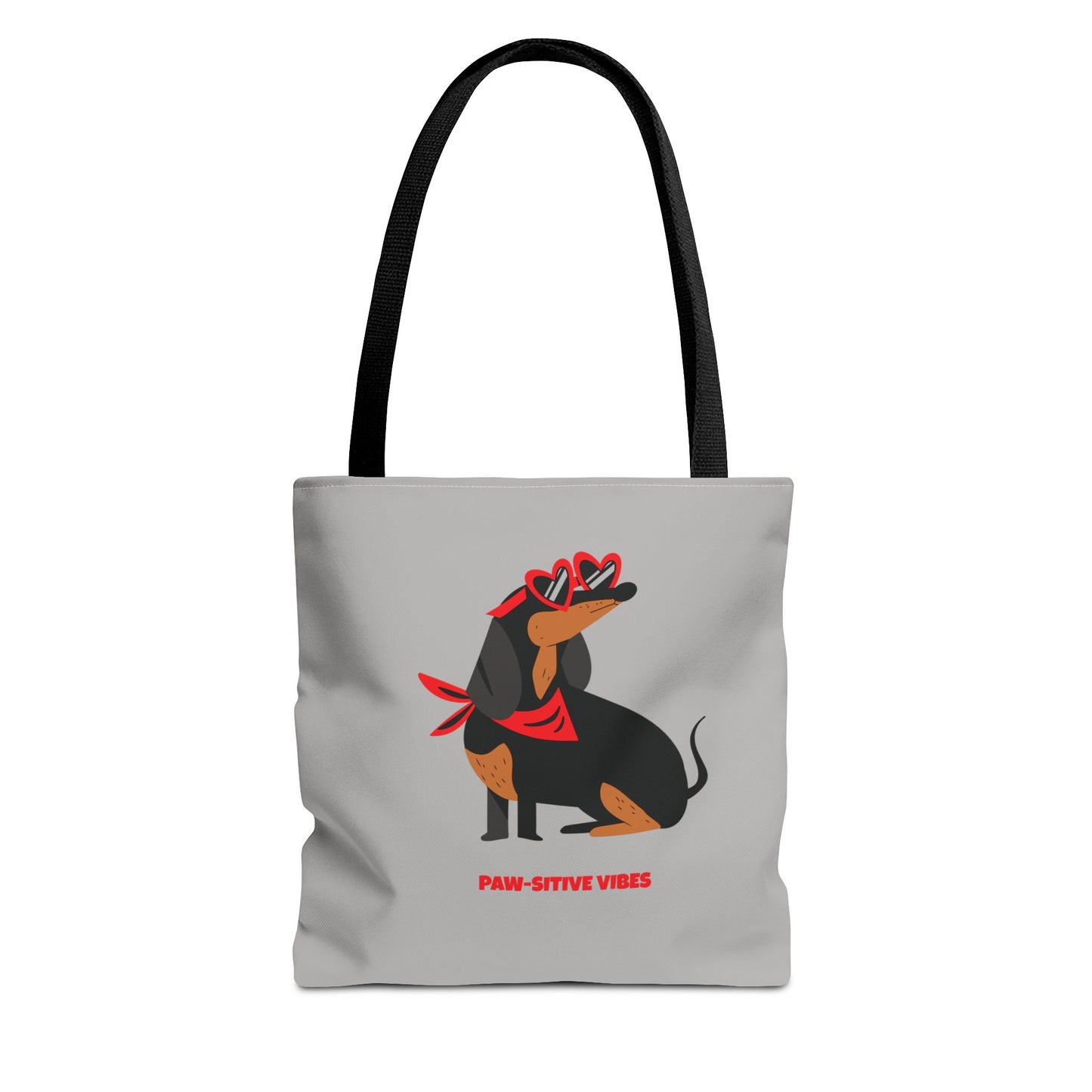 Custom Tote Bag - Paw-sitive Vibes AOP