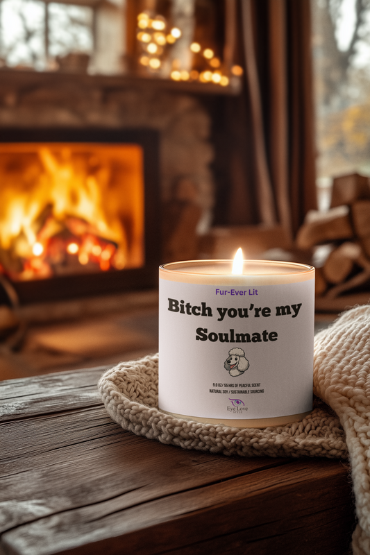 Soulmate Scented Soy Candle - 9oz, Perfect Gift for Friends