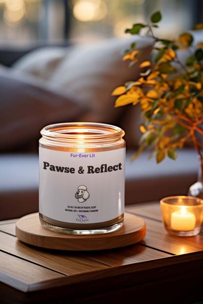 Paws and Reflect Scented Soy Candle - 9oz, Perfect Gift for Friends