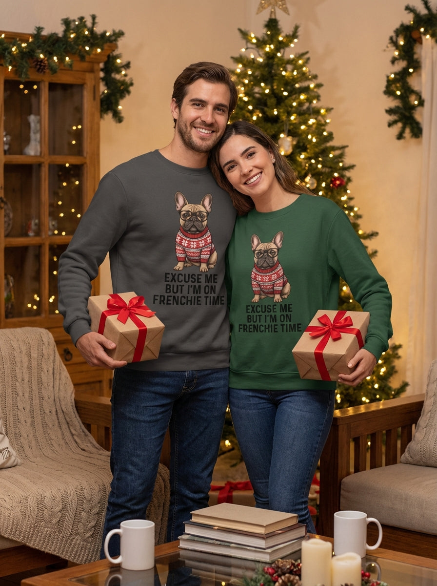 Frenchie Time French Bulldog Crewneck Sweatshirt