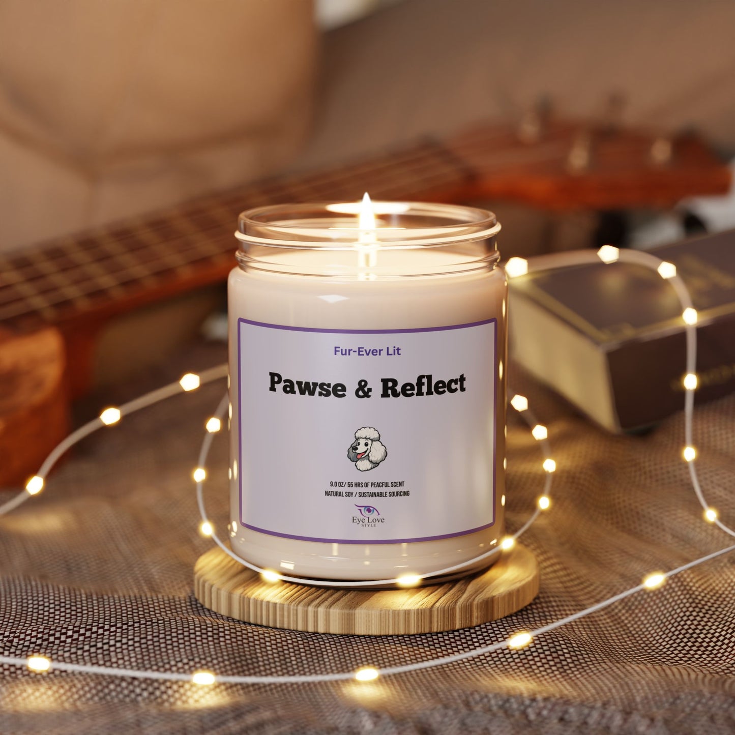 Paws and Reflect Scented Soy Candle - 9oz, Perfect Gift for Friends