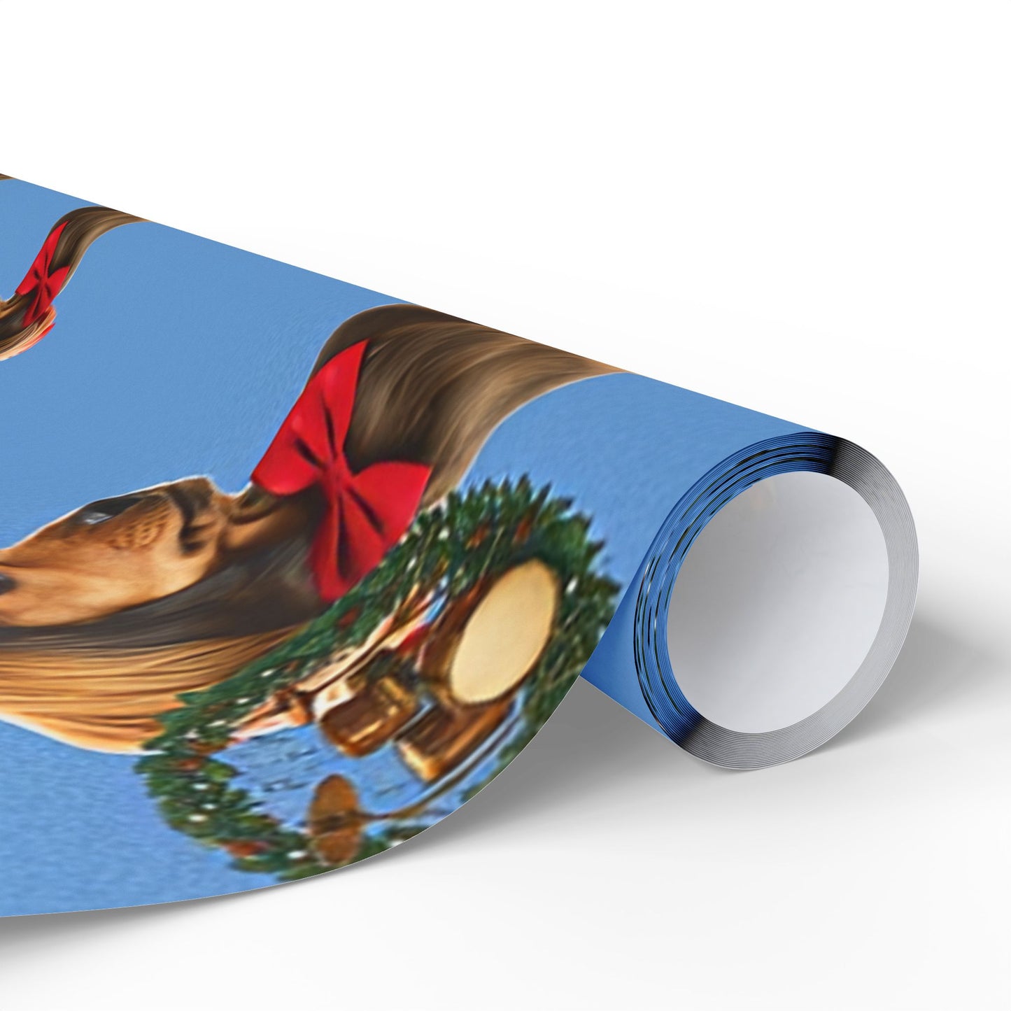 Wrapping Paper - Dachshund Dog Holiday Drum Kit Design