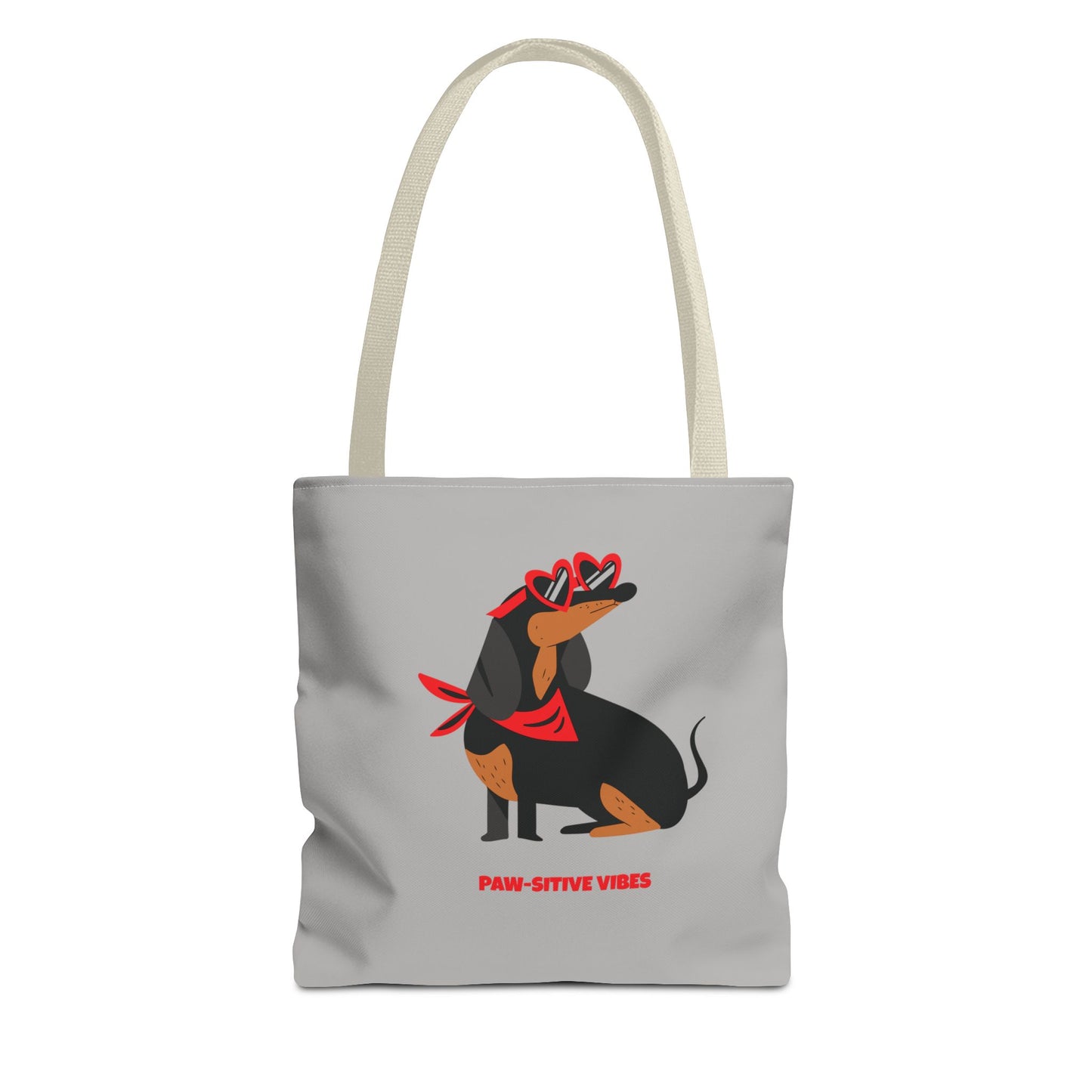 Custom Tote Bag - Paw-sitive Vibes AOP