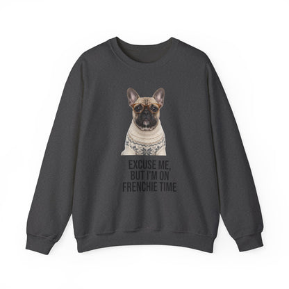 Frenchie Time French Bulldog Crewneck Sweatshirt